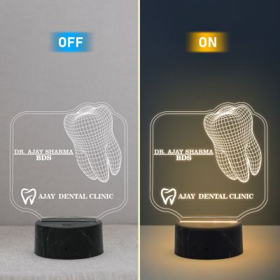 3D Dental Doctor Name Plate (Customized)